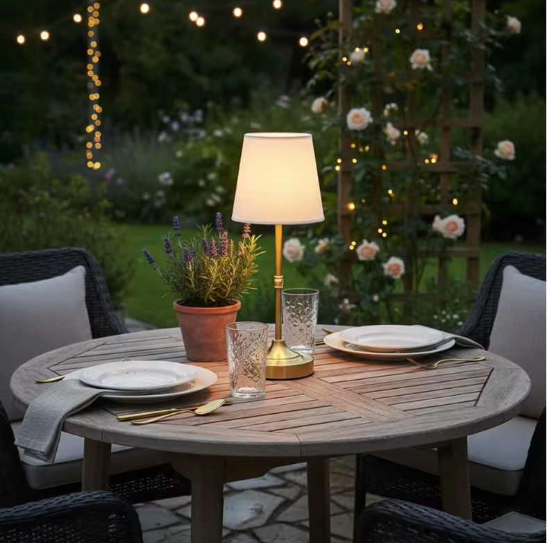 lampara de mesa recargable